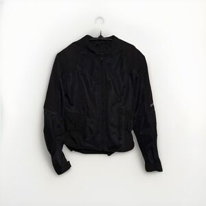 Speed And Strength Black Mesh Motorcycle Jacket Women's Size WLG